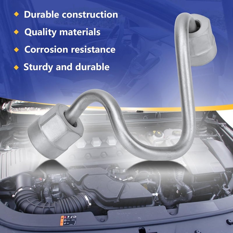 X4XZ 12608374 Intermediate Fuel Feed Pipe - High Pressure Fuel Line (Pump To Rail) for 2010-2017 Chevy Equinox Impala Malibu Orlando Captiva Sport/Buick Lacrosse Regal Verano/GMC Terrain - Image 5